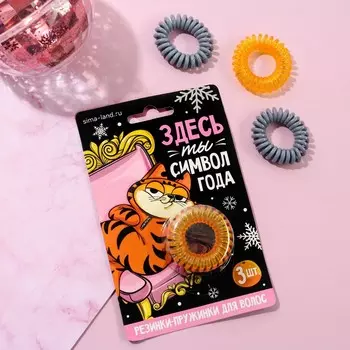 Резинки-пружинки для волос «Ты символ года»