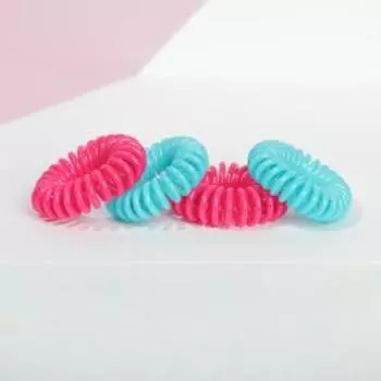 Набор резинок-пружинок для волос «Зайка», 4 шт.