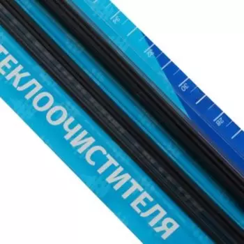 Резинки щетки стеклоочистителя Хорс, 24"/615 мм, черный, набор 2 шт