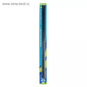 Резинки щетки стеклоочистителя Хорс, 24"/615 мм, черный, набор 2 шт