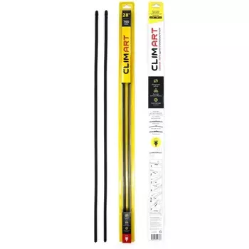 Резинки щётки стеклоочистителя Clim Art 28”/700мм, в наборе 2 шт