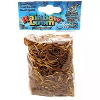 Резиночки для плетения браслетов RAINBOW LOOM, Персидская коллекция, Карамельный шоколад