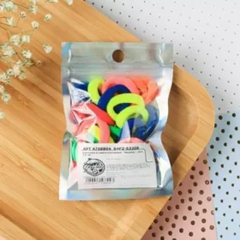 Резиночки в пакете голография 20 шт. «Самая красивая»