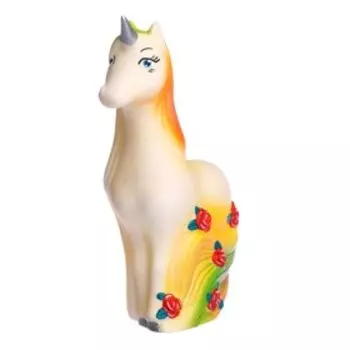 Резиновая игрушка «Единорог», в пакете, МИКС