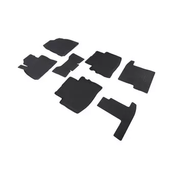 Резиновые коврики с высоким бортом для Mazda CX-9 2018-н.в.