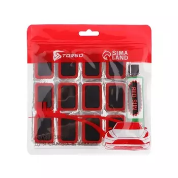 Резиновые заплатки для ремонта шин, TORSO, набор 48 шт