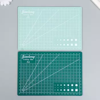 Резиновый мат для творчества цветной А5 МИКС