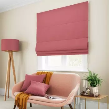 Римская штора «Билли», размер 160х150 см, цвет малиновый