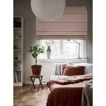 Римская штора Blackout, 140х175 см, цвет розовый