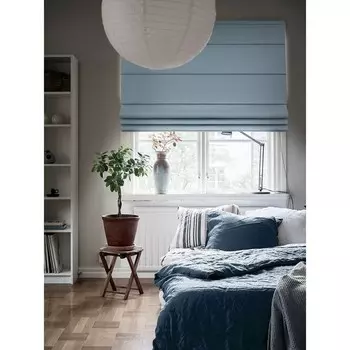 Римская штора Blackout, 140х190 см, цвет бирюзовый