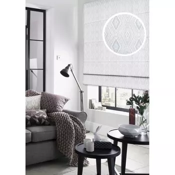 Римские шторы «Сафари», 140х160 см, цвет серый