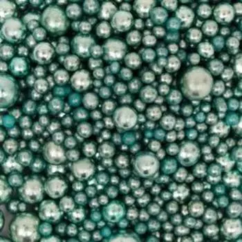 Рисовое драже "Шарики", бирюза, микс , 50г