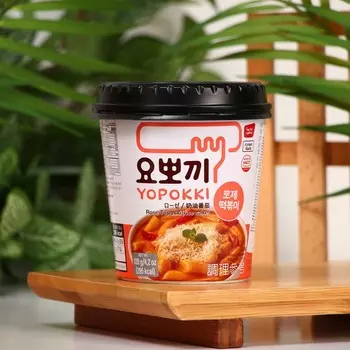 Рисовые палочки Токпокки с соусом Роз, стакан 120 г