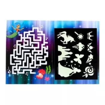 Набор для рисования светом «Найди и покажи: Принцессы», ручка с фонариком и невидимыми чернилами