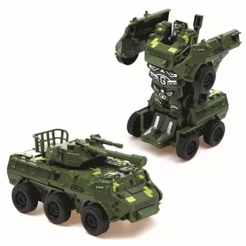 Робот инерционный «Броневик», трансформируется, цвета МИКС