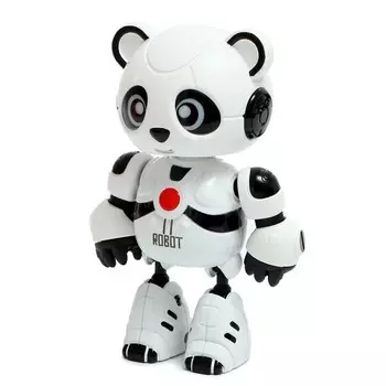 Робот «Пэнди», запись голоса, реагирует на прикосновение, световые и звуковые эффекты, металлический