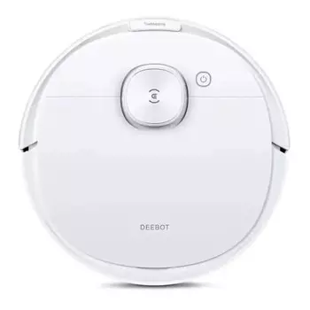 Робот-пылесос Ecovacs CH1918, 50 Вт, сухая/влажная уборка, 0.42/0.18 л, белый