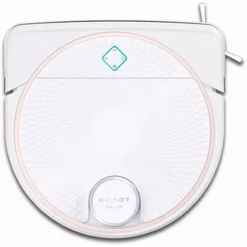 Робот-пылесос HOBOT LEGEE-D7, 20 Вт, сухая/влажная уборка, 0.5/0.32 л, бело-розовый