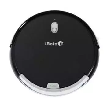 Робот-пылесос iBoto SMART AQUA X615GW, 60 Вт, сухая/влажная, 0.45/0.3 л, чёрный