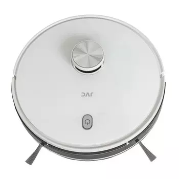 Робот-пылесос jvc JH-VR520, 24 Вт, сухая и влажная уборка, 0.6/0.4 л, белый