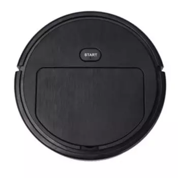 Робот-пылесос Luazon LVC-101, сухая уборка, 0.4 л, от USB, 5 Вт, 1200мА/ч, чёрный