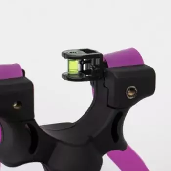 Рогатка спортивная «Патриот» с уровнем и прицелом, пластик, чёрная