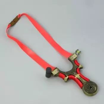 Рогатка металлическая с лазерным целеуказателем, с компасом