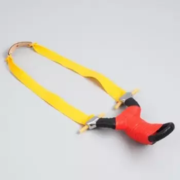 Рогатка металлическая «Змея» в кожаной оплётке, микс