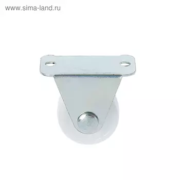 Ролик откатной, d=25 мм, белое