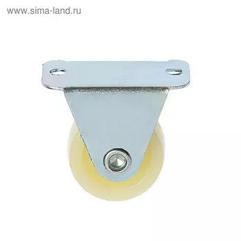 Ролик откатной, d=25 мм, усиленный, белое