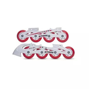 Роликовая рама Cross для фигурных коньков, красно-белый, размер 30-33