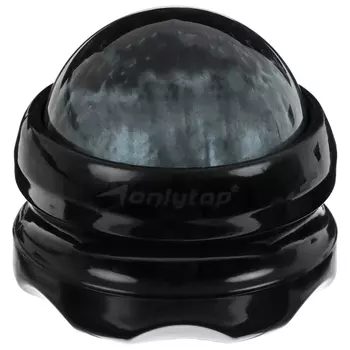 Роликовый массажёр ONLYTOP, цвет чёрный
