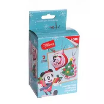 Роспись ёлочных игрушек «Микки»