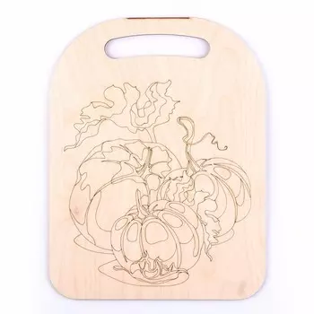 Роспись по дереву. Доска «Тыквы»