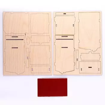 Роспись по дереву. Карандашница «Лиса художница»