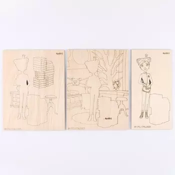 Роспись по дереву. Объёмная картина. Царевны «Царевна Дарья»