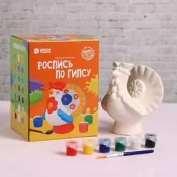 Роспись по гипсу "Дымковская игрушка" краска 6 цв по 2,5 мл, кисть