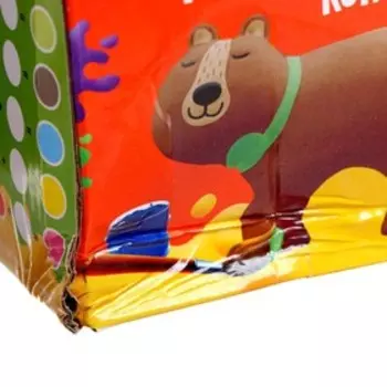 Роспись по гипсу, копилка многоразовая "Медвежонок", краски 6 цв по 2 мл, кисть