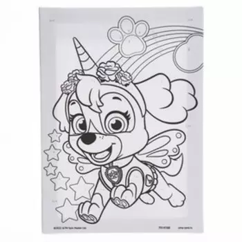 Картина по номерам для детей «Скай», 21 х 15 см, Щенячий патруль