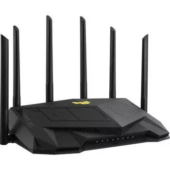 Роутер беспроводной Asus TUF-AX5400 AX5400 10/100/1000BASE-TX/4G ready черный