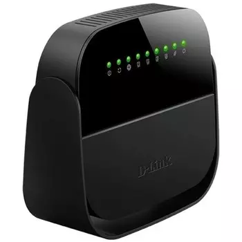 Роутер беспроводной D-Link DSL-2640U/R1A N150 ADSL2+/VDSL2 черный