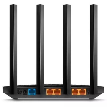 Роутер беспроводной TP-Link Archer C6 AC1200, 1000 Мбит/с, 4 порта, чёрный