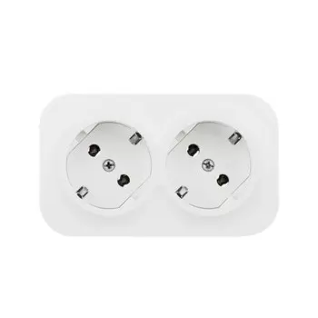 Розетка 2-м ОП Quteo 16А IP20 250В 2х2P+E с заземл. защ. шторки бел. Leg 782237