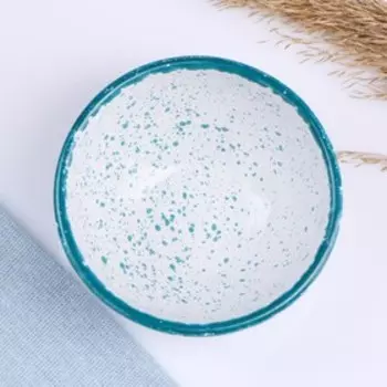 Розетка Борисовская керамика «Варадеро», 150 мл, d=9 см, белая