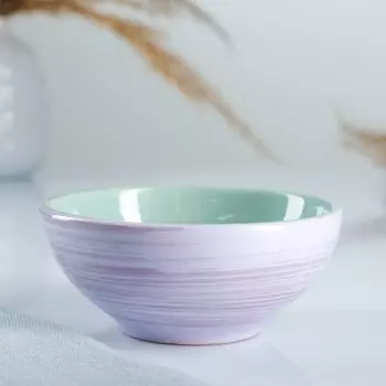 Розетка Борисовская керамика «Лаванда», 150 мл, 95 см, сиреневая