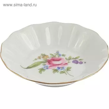 Розетка Bernadotte, декор «Мейсенский букет», 11 см