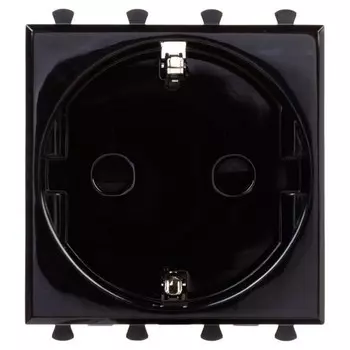 Розетка DKC 4402002 Avanti «Черный квадрат», 16А, IP20, 2P+E