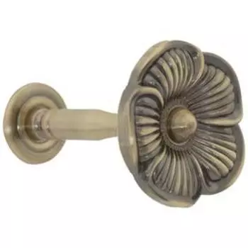 Розетка для штор «Цветок», цвет бронзовый