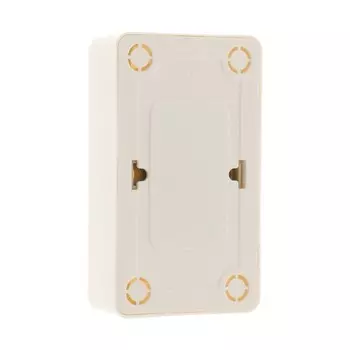 Розетка двухместная Luazon Lighting "Лига", 10 А, накладная, без з/к, белая