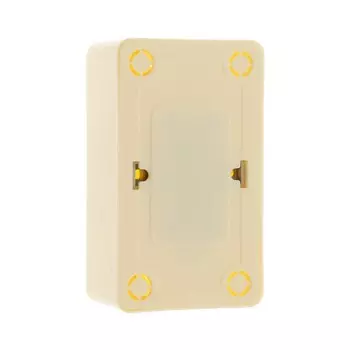 Розетка двухместная Luazon Lighting "Лига", 16 А, накладная, с з/к, бежевая